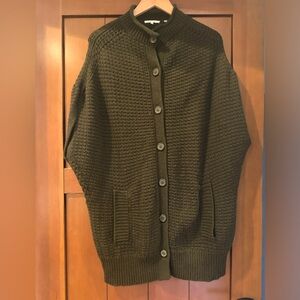 Vince. Wool/Cashmere Cocoon Sweater Coat